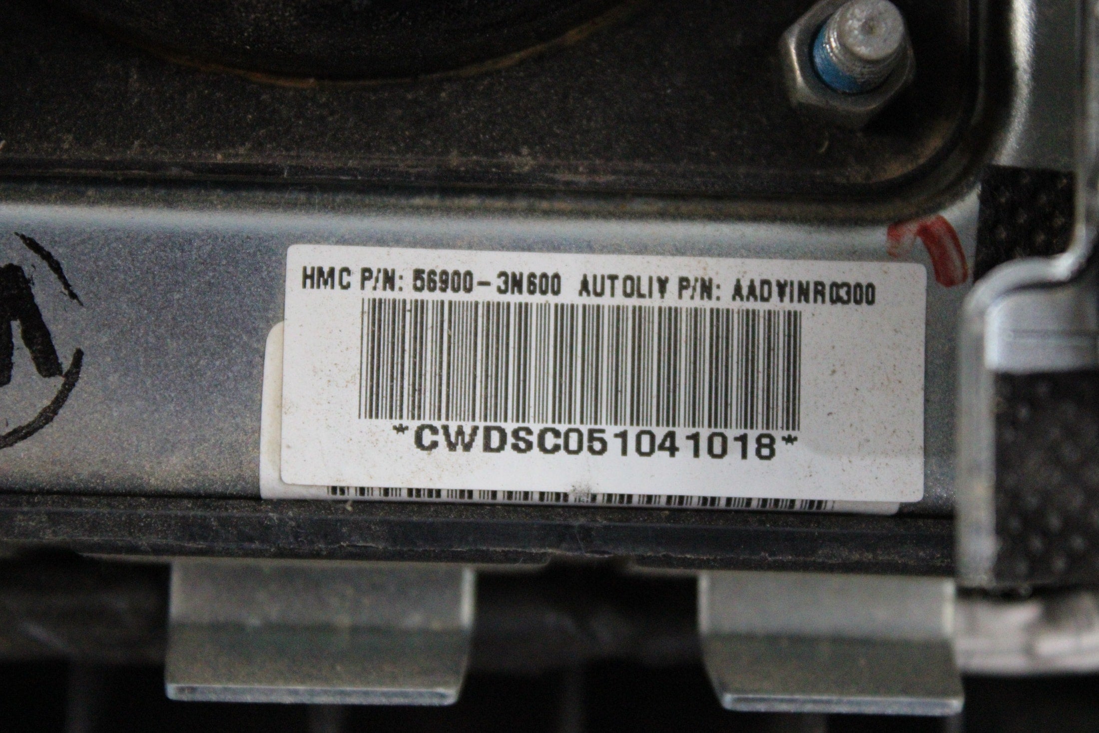 OEM Hyundai Driver Steering Wheel Airbag – Fits Equus (2011–2013) – Part #56900-3N600 - Hyundai