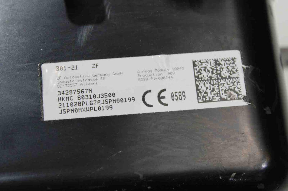 OEM Hyundai Veloster N Passenger Airbag (2019–2022) | Part 80310J3500 - Hyundai