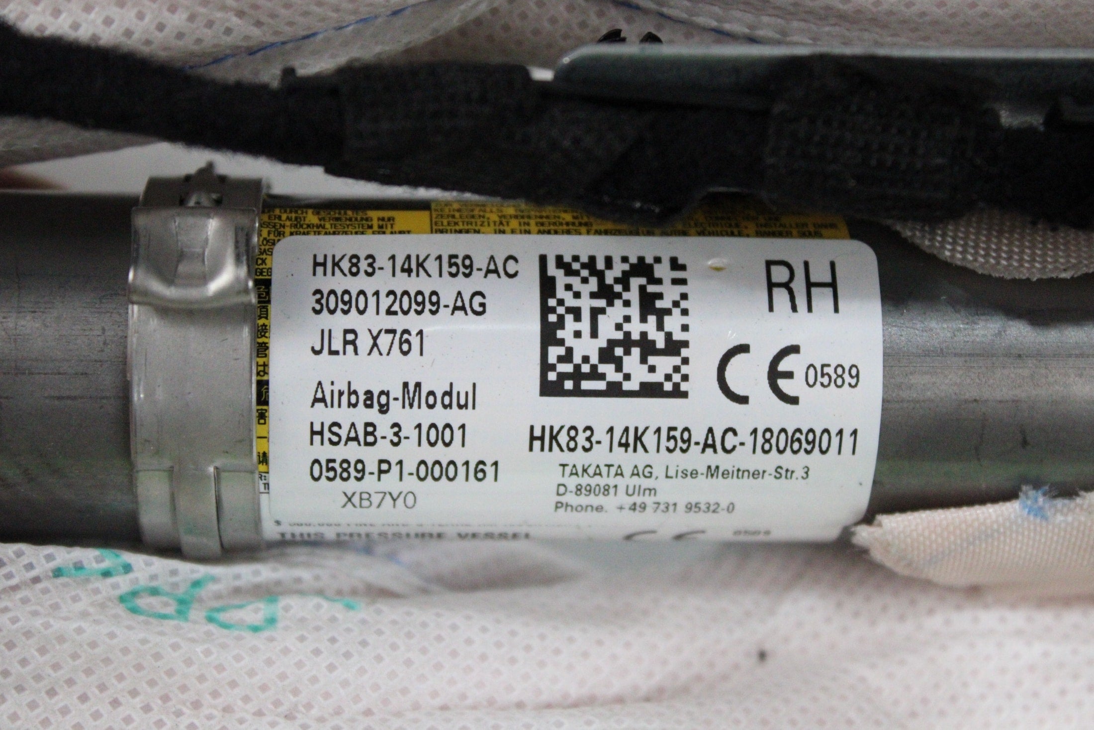 OEM Jaguar Curtain Airbag – Fits F-pace (2017–2020) – Part #HK83-14K159-AC - Jaguar