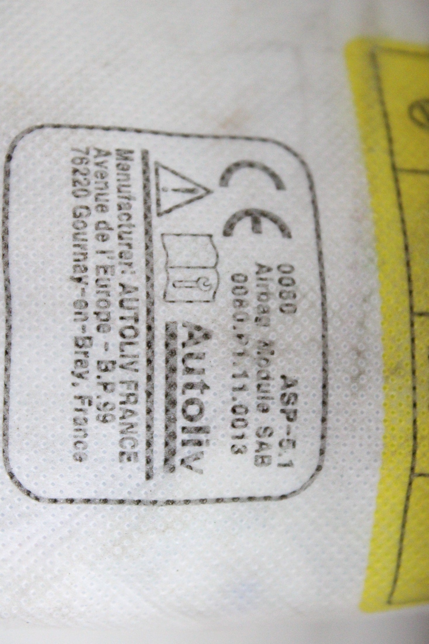 OEM Kia Driver Seat Airbag – Fits Stinger (2018–2023) – Part 80610-J5500 - Kia