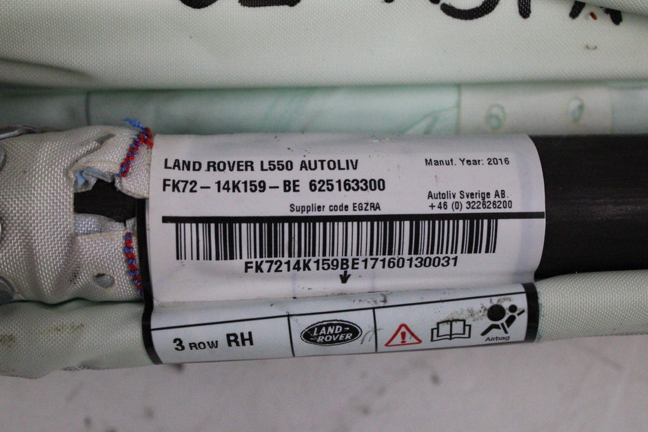 OEM Land Rover Curtain Airbag – Fits Discovery Sport (2015–2023) – Part #LR060790 - Land Rover