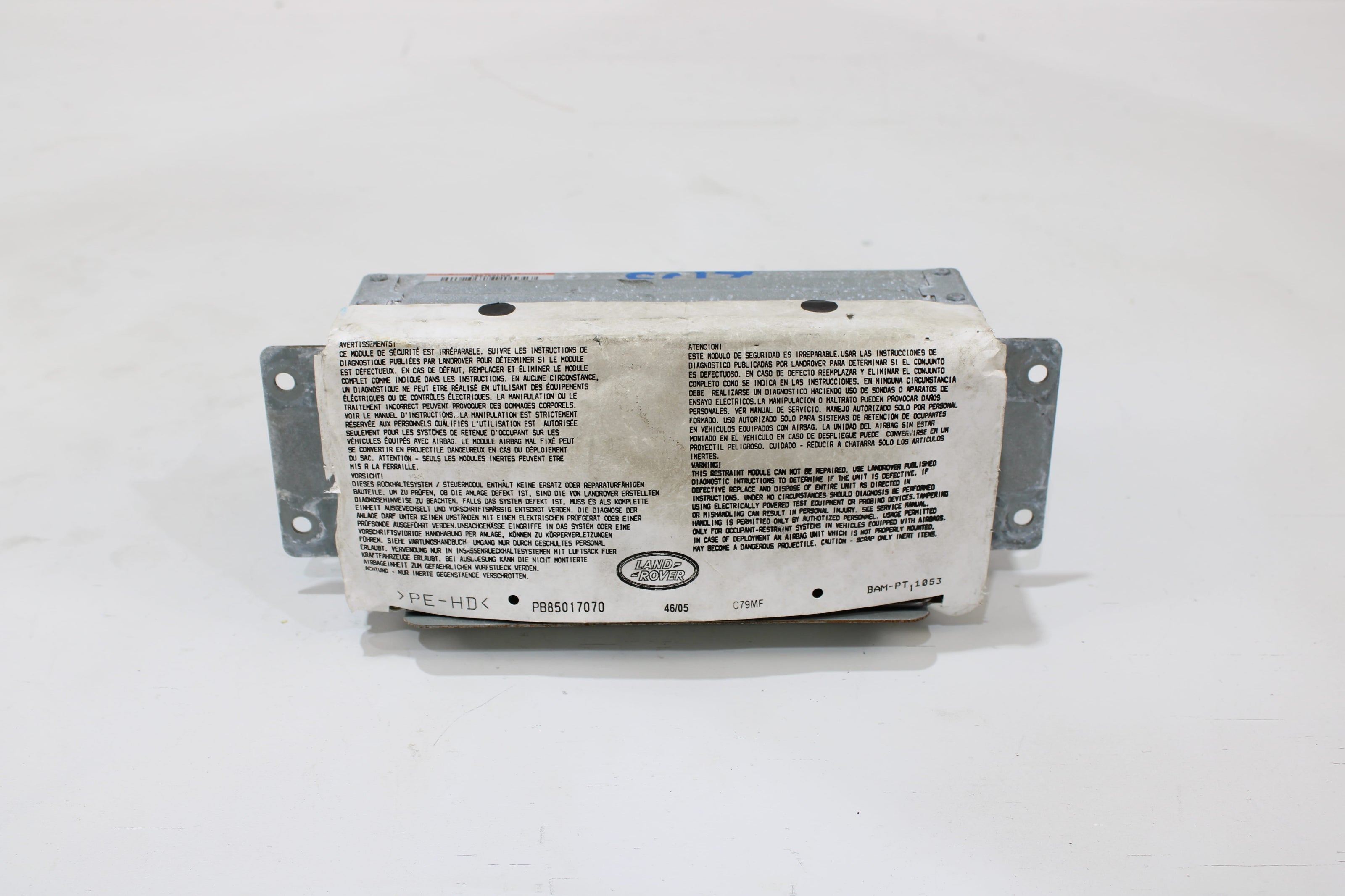 OEM Land Rover Dashboard Airbag – Fits Range Rover (2005–2009) – Part PB85017070 - Land Rover