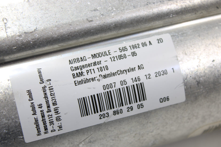 OEM Mercedes - Benz Dashboard Airbag – Fits C230, C240, C320, C32 (2002–2005) – Part A2308602905 - Mercedes - Benz