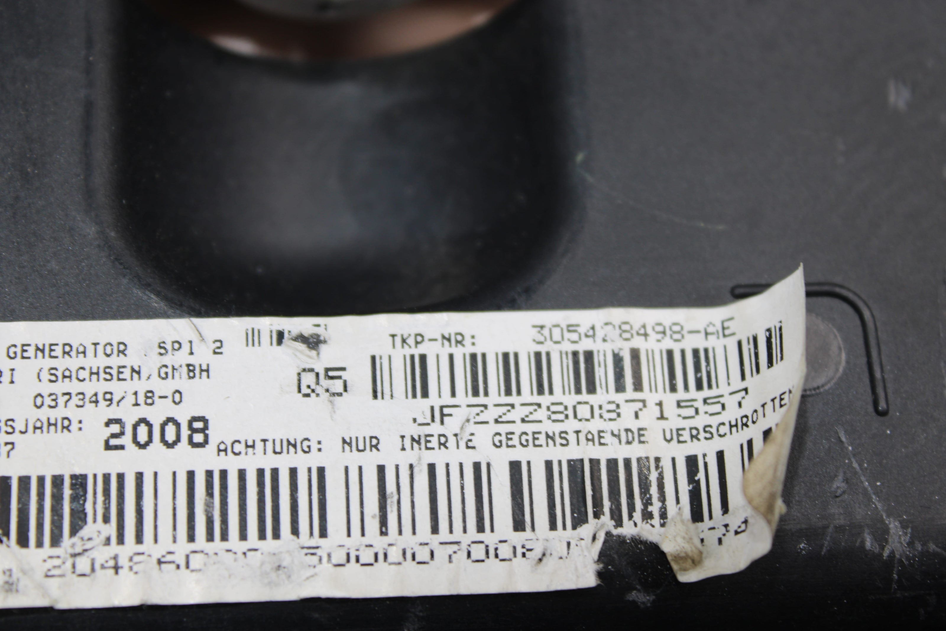 OEM Mercedes - Benz Dashboard Airbag – Fits C250, C350, E350, E400, E550 (2010–2017) – Part A2078600300 - Mercedes - Benz