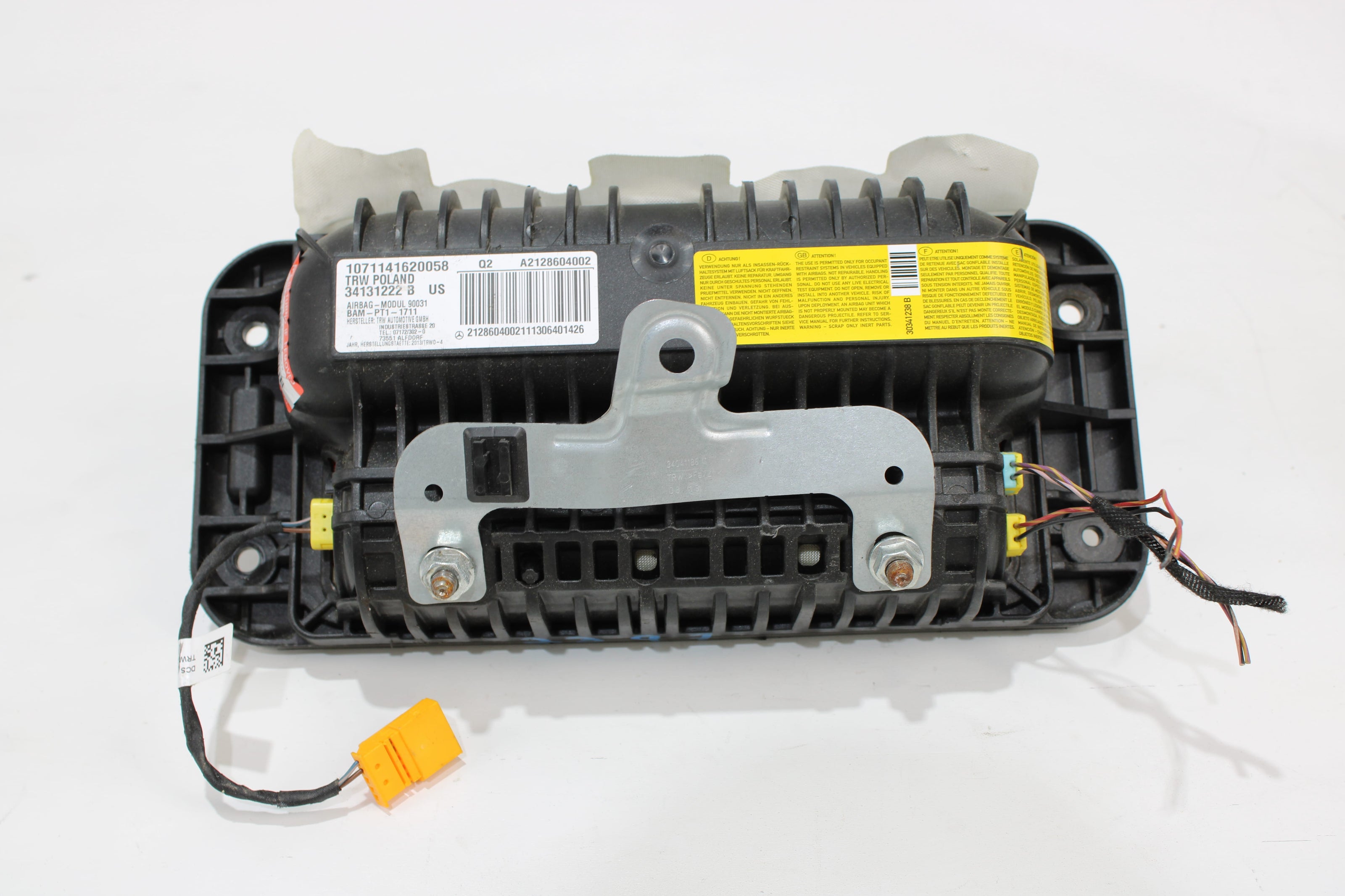 OEM Mercedes - Benz Dashboard Airbag – Fits E300, E350, E400, E500, E550, E63 (2014–2016) – Part A2128604002 - Mercedes - Benz