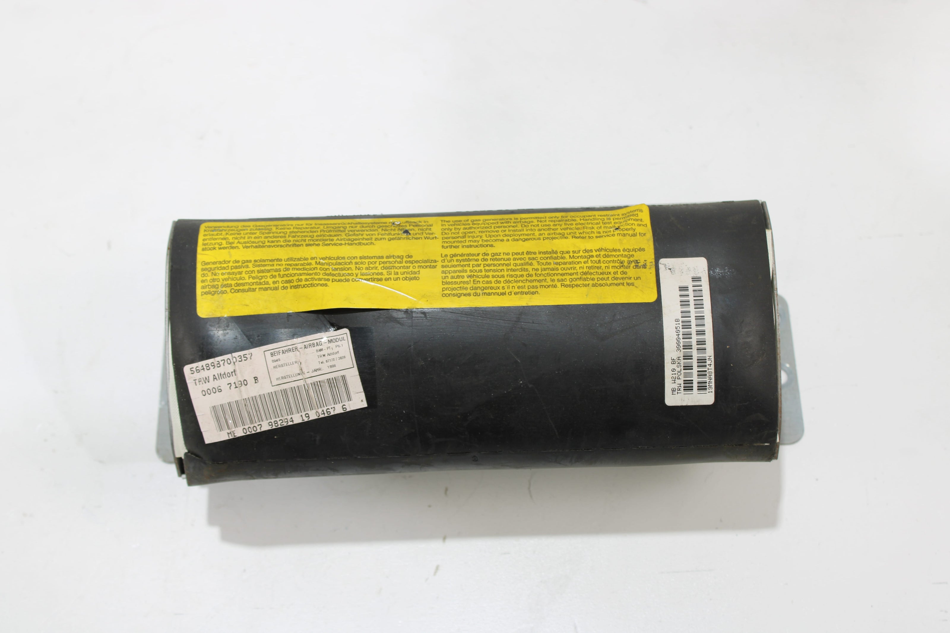 OEM Mercedes - Benz Dashboard Airbag – Fits E320, E430, E55, Slk230, Slk320, Slk32 (1997–2004) – Part A2108600405 - Mercedes - Benz
