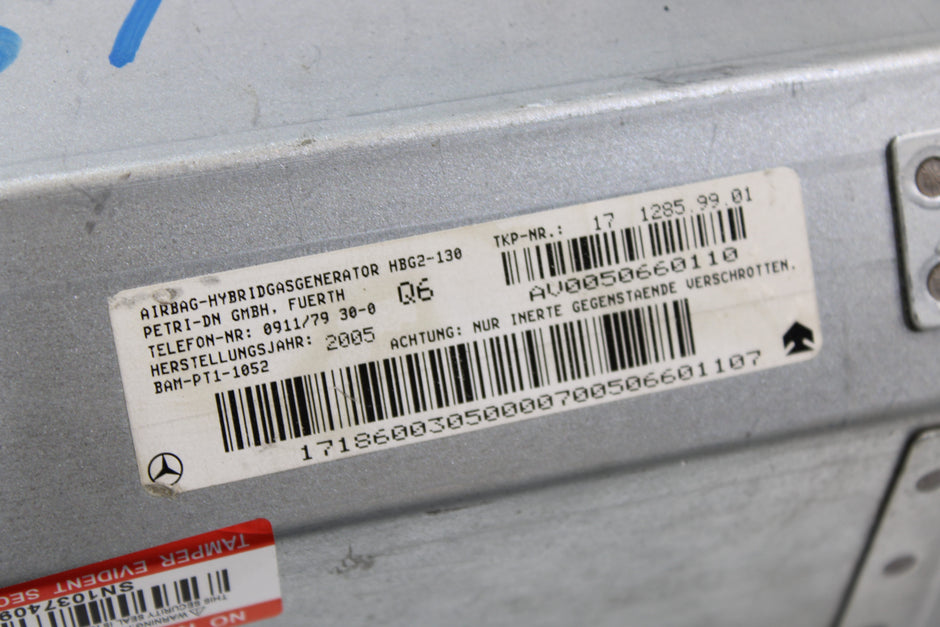 OEM Mercedes - Benz Dashboard Airbag – Fits Slk280, Slk300, Slk350, Slk55 (2005–2011) – Part A1718600305 - Mercedes - Benz