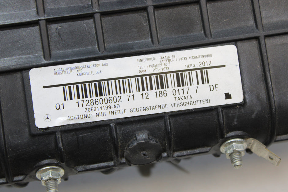 OEM Mercedes - Benz Knee Airbag – Fits Slk250, Slk300, Slk350, Slk55, Slc200, Slc300, Slc43 (2012–2020) – Part A1728600602 - Mercedes - Benz