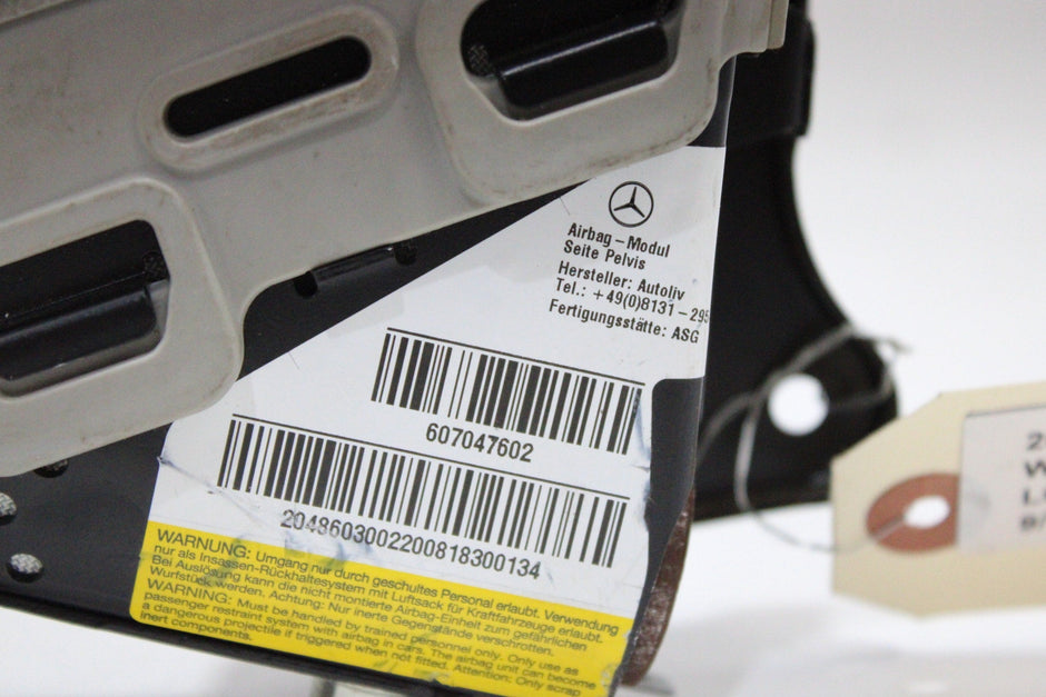 OEM Mercedes-Benz Passenger Seat Airbag – Fits C250, C63 Amg, C350 (2012–2014) – Part 607047602 - Mercedes-Benz