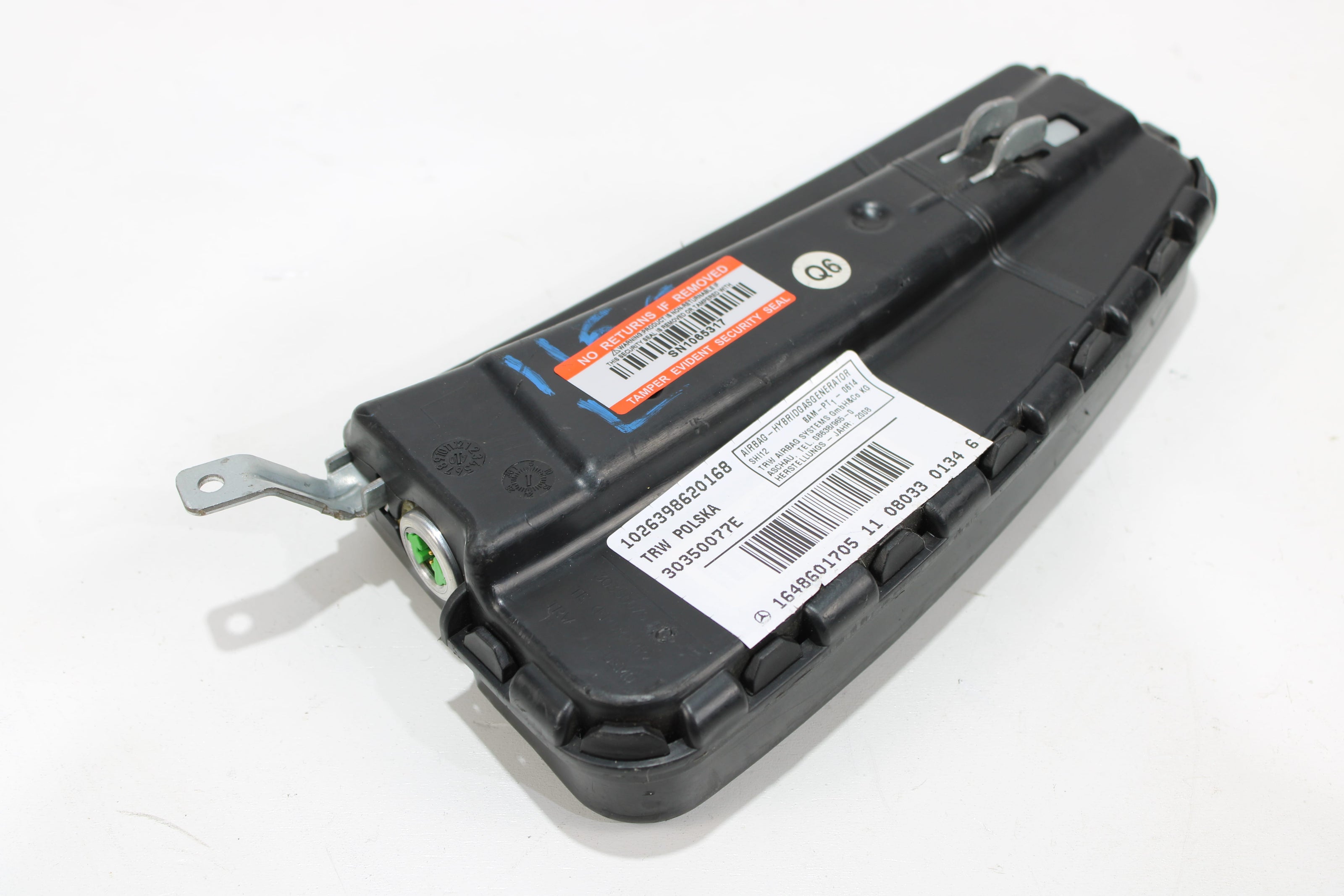 OEM Mercedes - Benz Side Airbag – Fits S350, S400, S450, S500, S550, S600, S63, S65, Cl500, Cl550, Cl600, Cl63, Cl65 (2007–2014) – Part A1648601705 - Mercedes - Benz