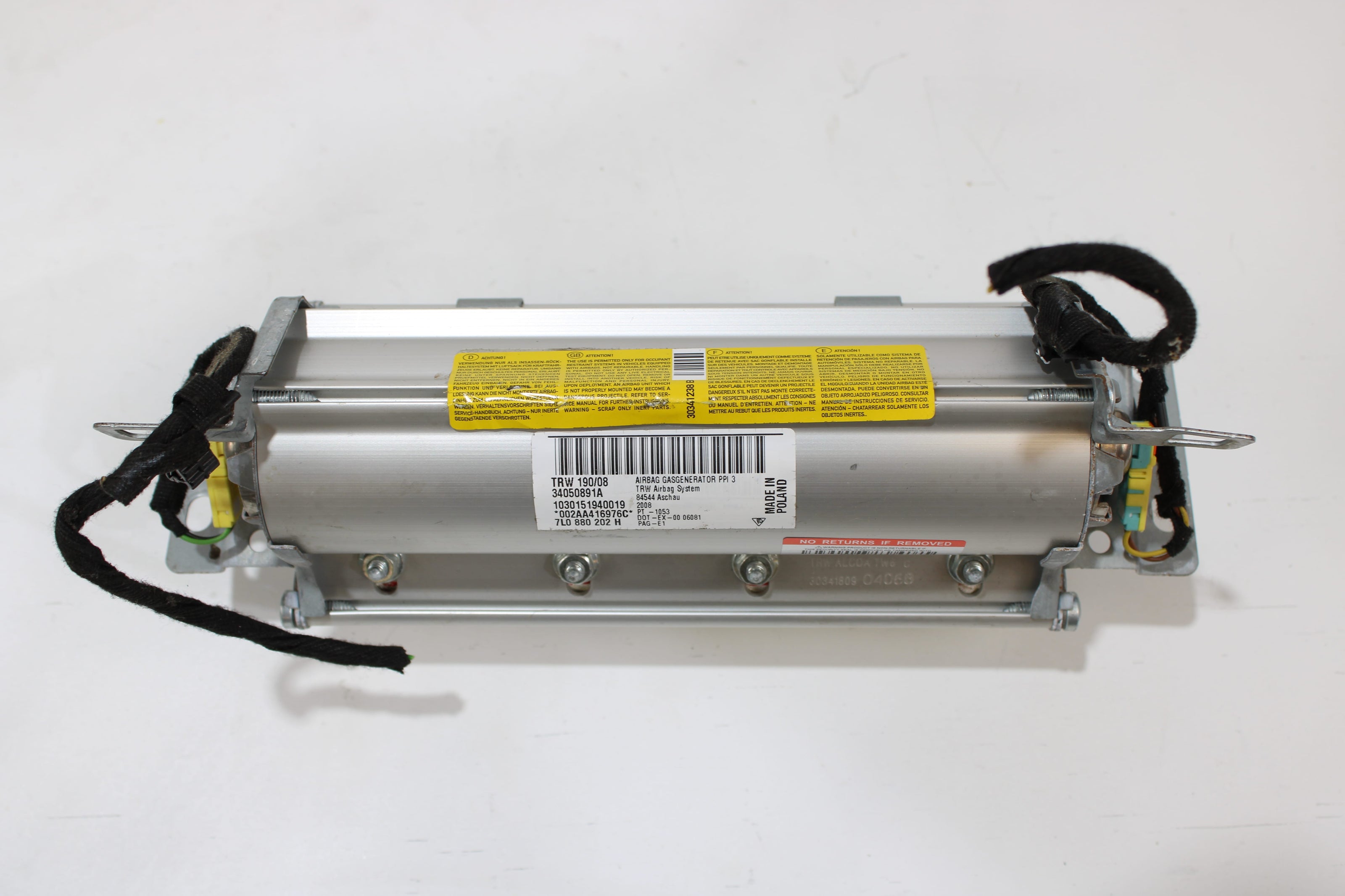 OEM Porsche Dashboard Airbag – Fits Cayenne (2003–2006) – Part 7L0880202B - Porsche