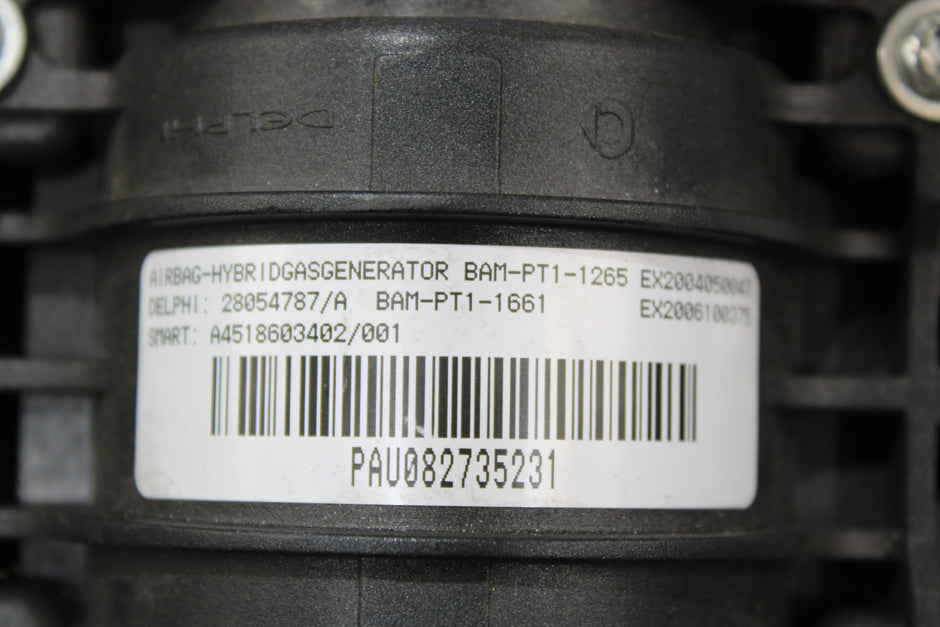 OEM Smart Dashboard Airbag – Fits Fortwo (2008–2015) – Part A4518605102 - Smart