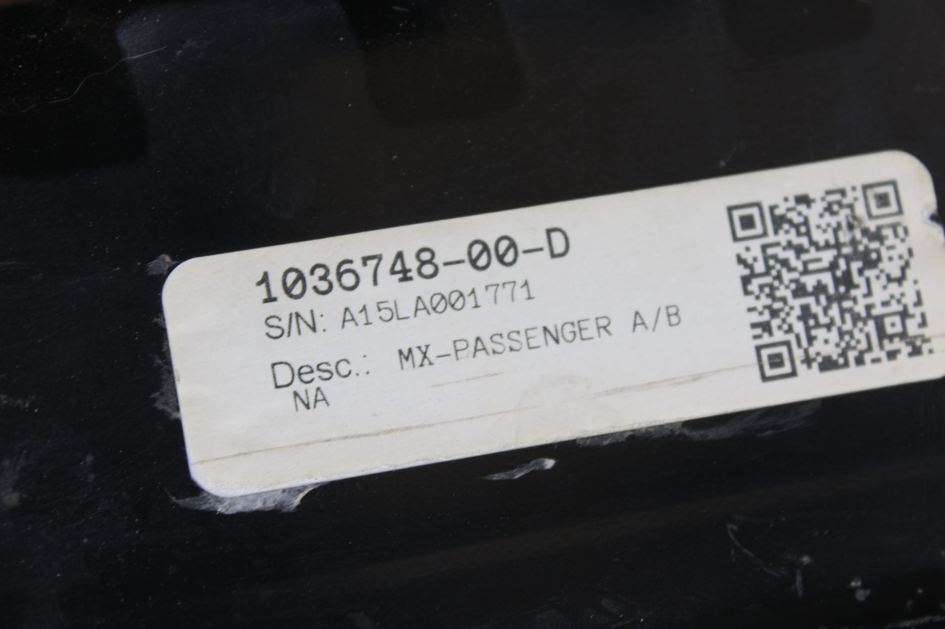 OEM Tesla Dashboard Airbag – Fits Model X (2016–2020) – Part 1036748 - 00 - D - Tesla