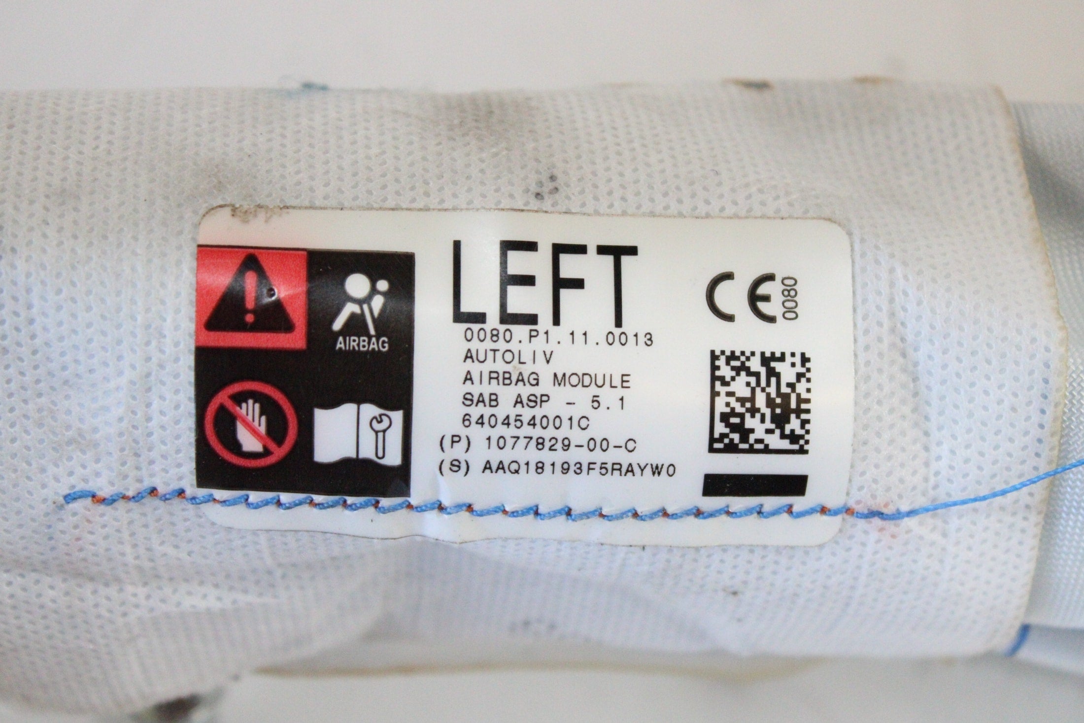 OEM Tesla Driver Seat Airbag – Fits Model 3 (2017–2023) and Model Y (2020–2023) – Part #1077829-00-C - Tesla