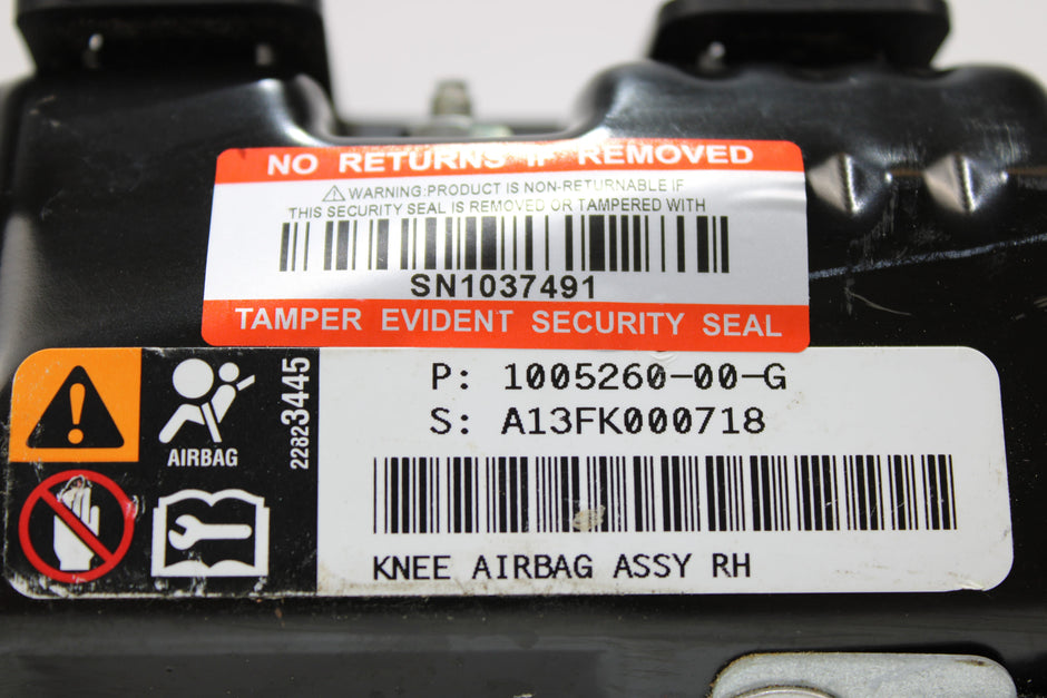 OEM Tesla Knee Airbag – Fits Model S (2012–2020) – Part 1005260 - 00 - G - Tesla