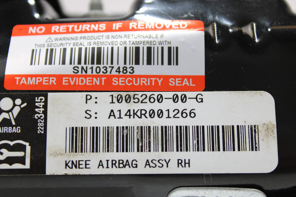 OEM Tesla Knee Airbag – Fits Model S (2012–2020) – Part 1005260 - 00 - G - Tesla