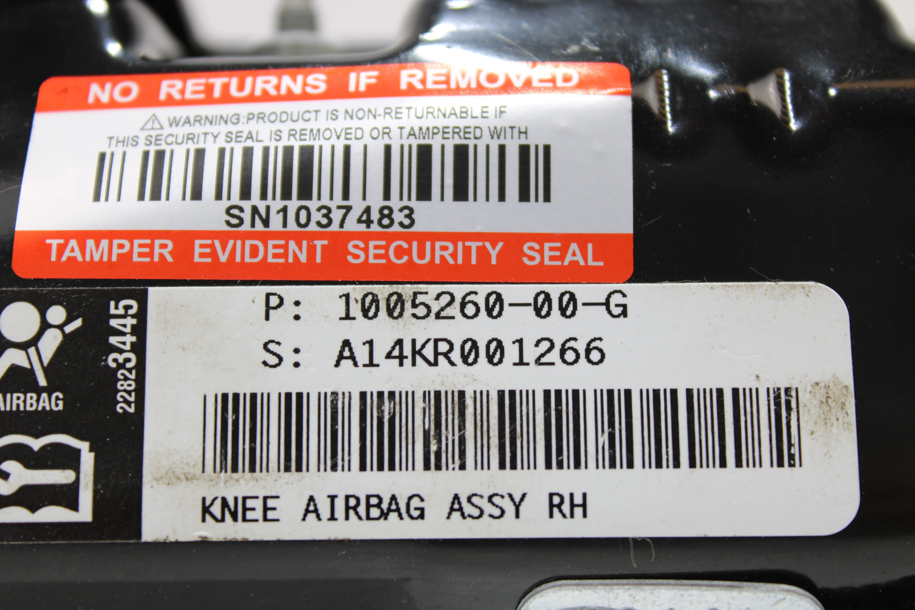OEM Tesla Knee Airbag – Fits Model S (2012–2020) – Part 1005260 - 00 - G - Tesla