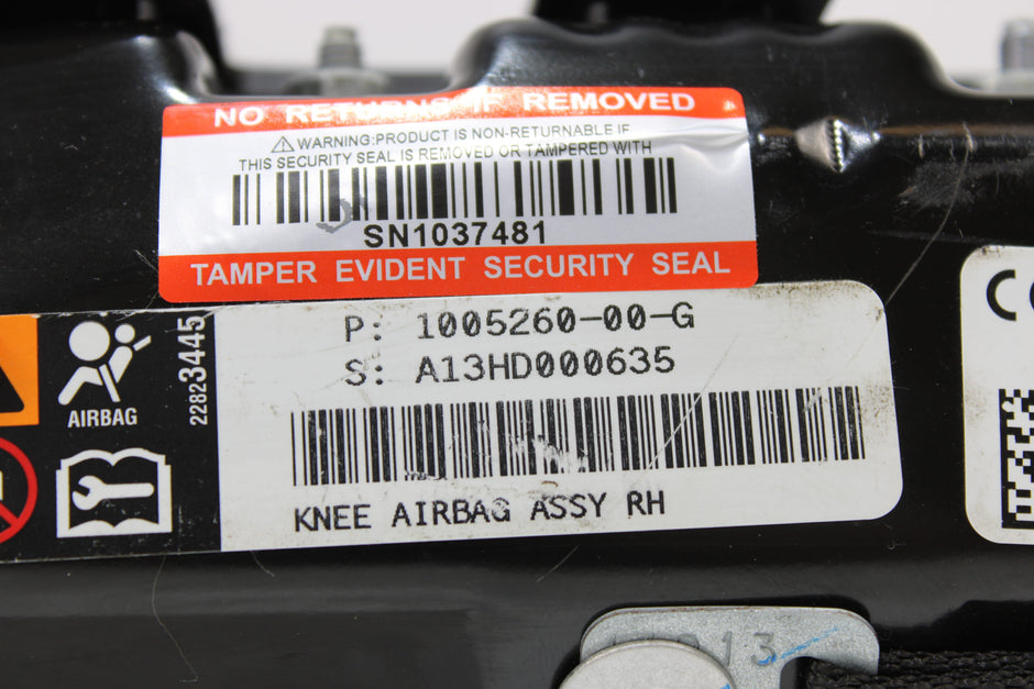 OEM Tesla Knee Airbag – Fits Model S (2012–2020) – Part 1005260 - 00 - G - Tesla