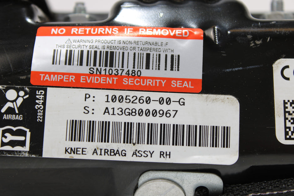 OEM Tesla Knee Airbag – Fits Model S (2012–2020) – Part 1005260 - 00 - G - Tesla