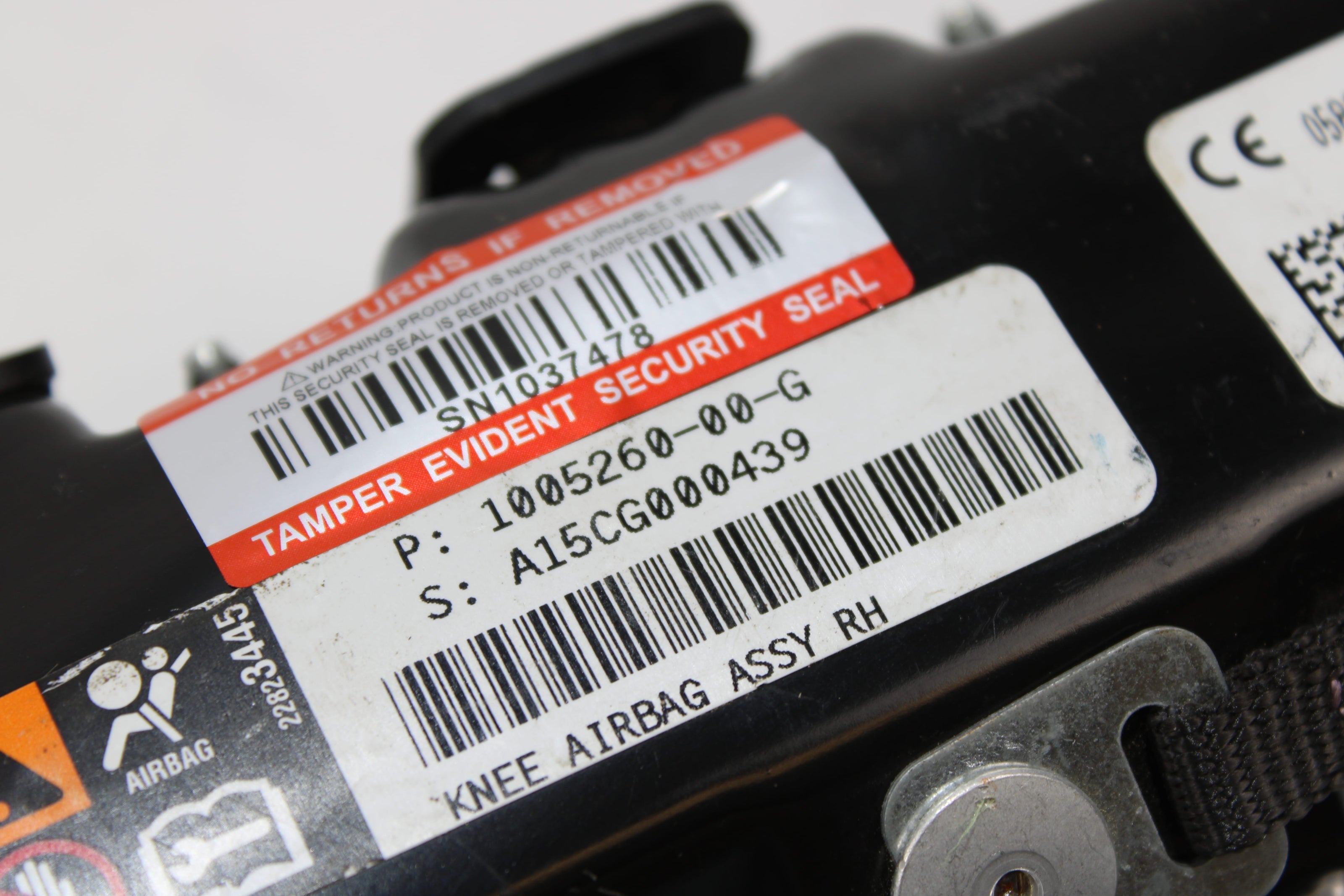 OEM Tesla Knee Airbag – Fits Model S (2012–2020) – Part 1005260 - 00 - G - Tesla