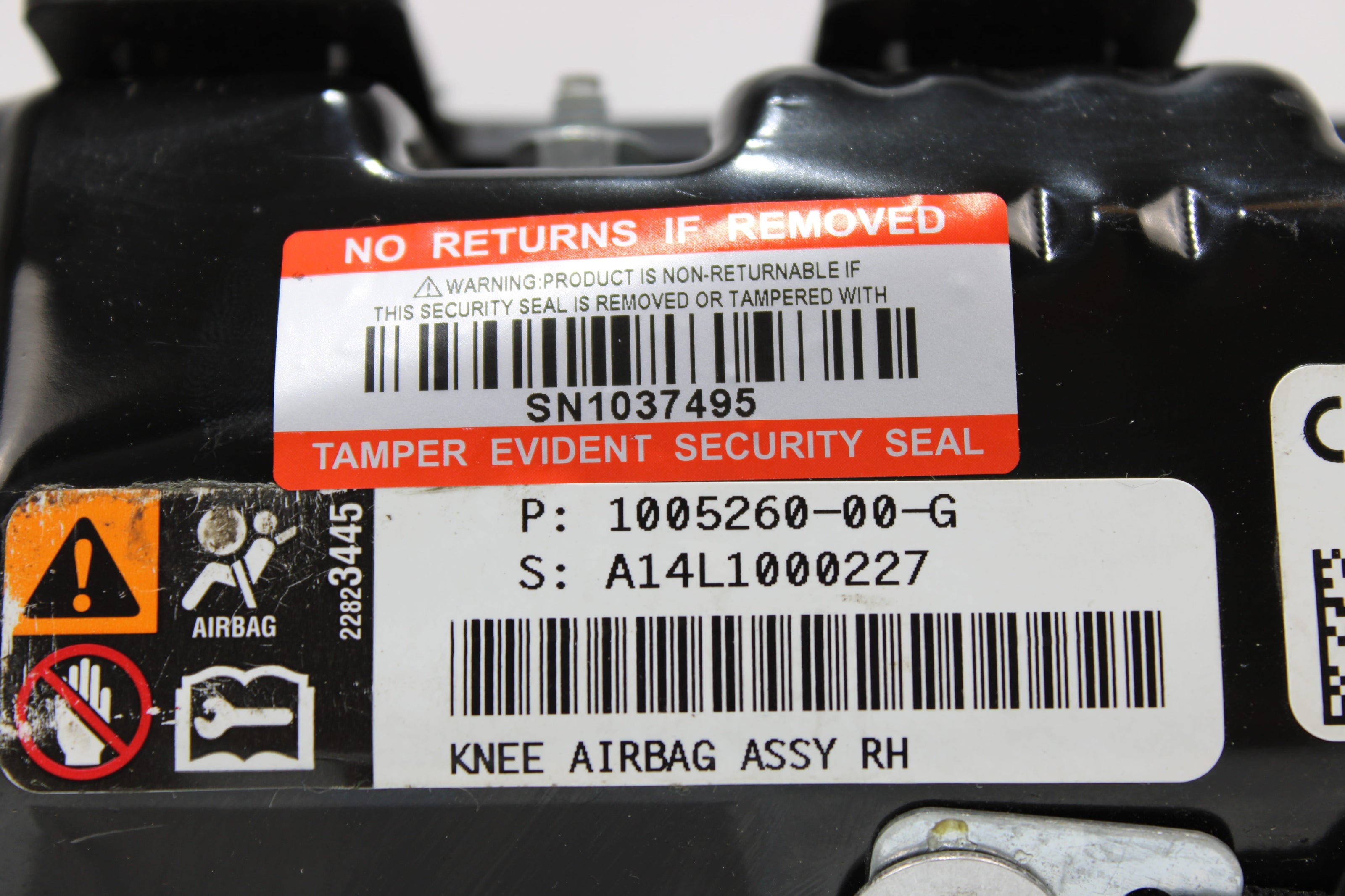 OEM Tesla Knee Airbag – Fits Model S (2012–2020) – Part 1005260 - 00 - G - Tesla