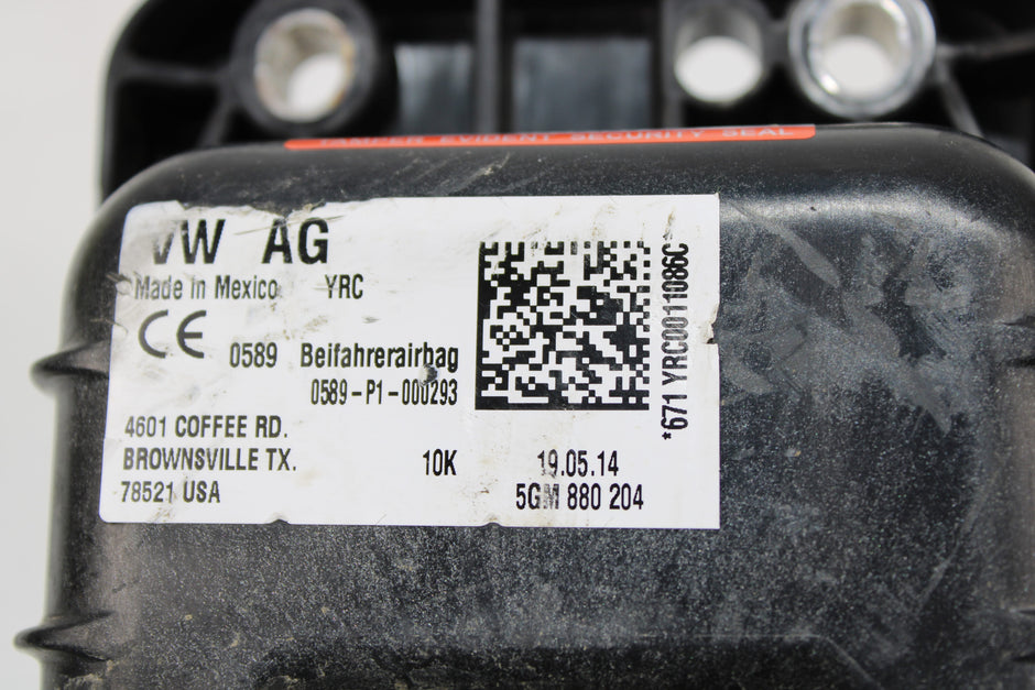 OEM Volkswagen Dashboard Airbag – Fits Golf Sportwagen (2015–2019) – Part 5GM880204F - Volkswagen