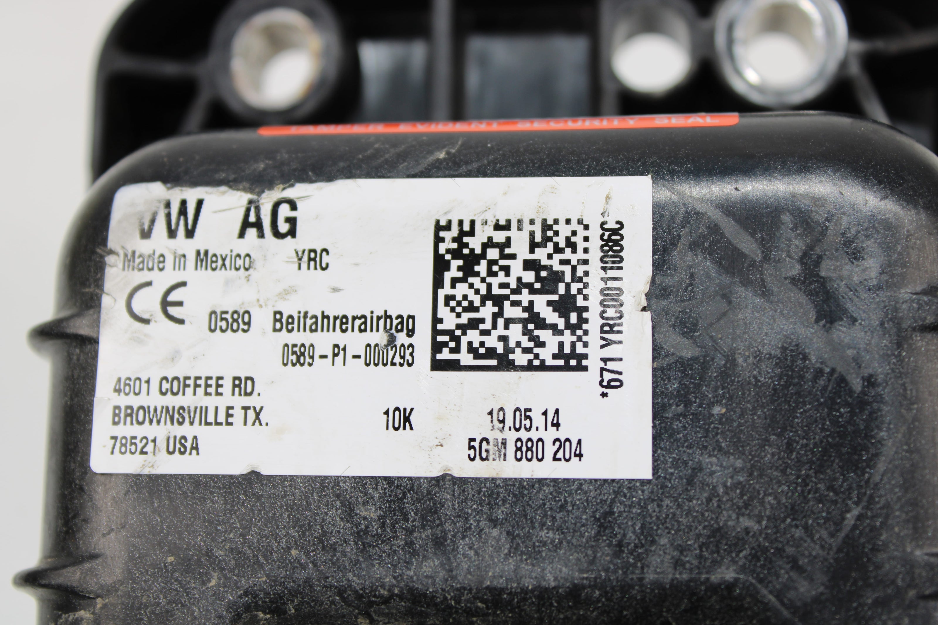 OEM Volkswagen Dashboard Airbag – Fits Golf Sportwagen (2015–2019) – Part 5GM880204F - Volkswagen